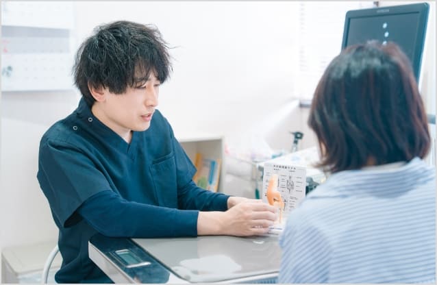 インフォームドコンセントの様子